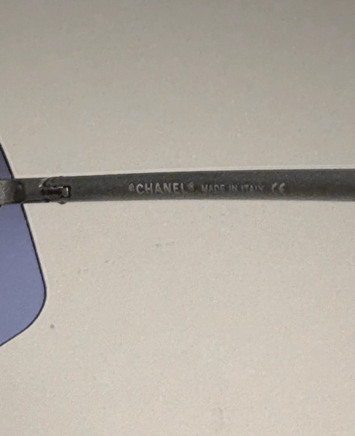 Chanel CHANEL Sunglasses Rimless Rhinestone 4017 Shields Size ONE SIZE - 11 Thumbnail