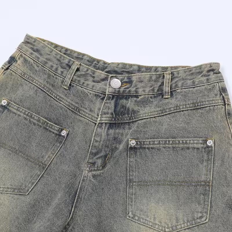 Japanese Brand × Jean Destroy Distressed Washed Loose Vintage Retro Shorts Size US 29 - 9 Thumbnail