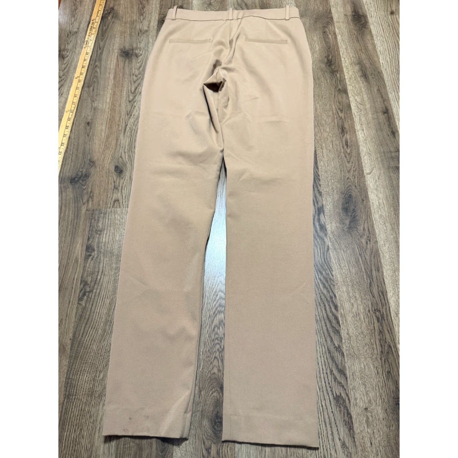 Zara ZARA Pants Women's Size Small Brown Pleated Dress Pants 40" Length Size 28" / US 6 / IT 42 - 2 Thumbnail