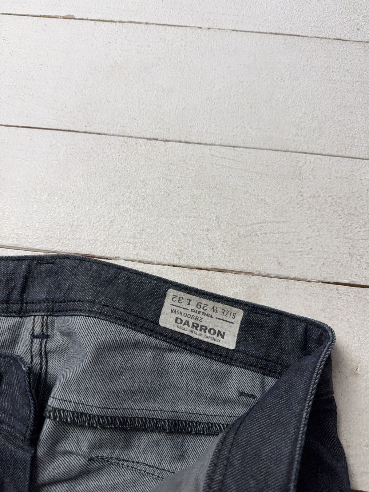 Diesel Luxury 00s Diesel Darron Regular Slim Tapered Jeans W29 L32 Size US 29 - 11 Thumbnail