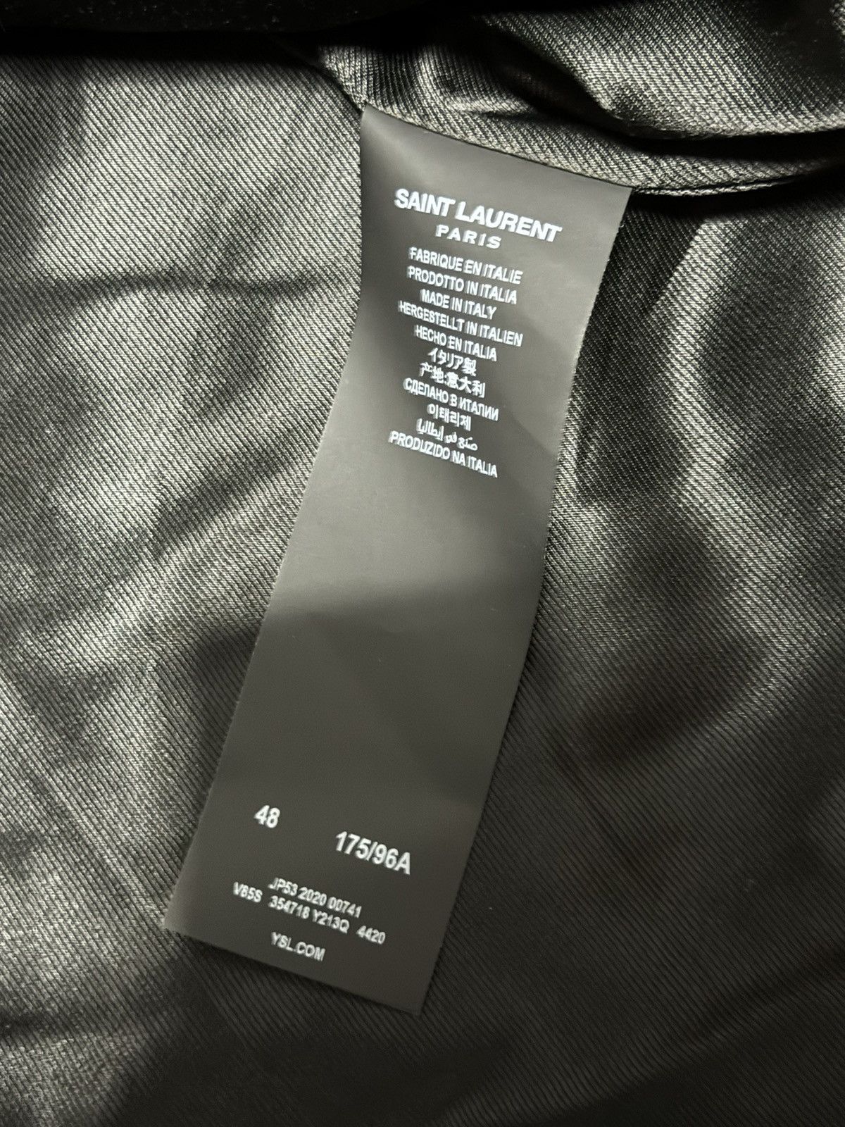 Saint Laurent Paris Saint Laurent Paris teddy jacket sz48 Size US M / EU 48-50 / 2 - 8 Thumbnail