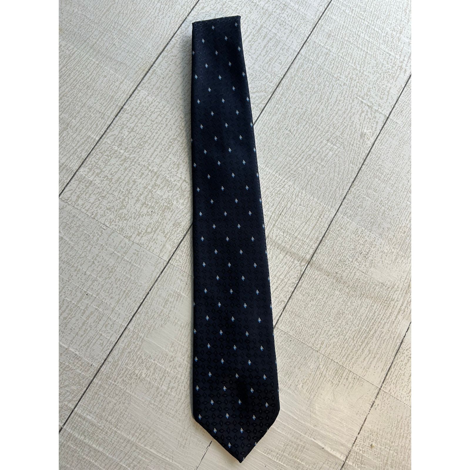 Other The American Edition Collection Tie Black Gray Blue Size ONE SIZE - 1 Thumbnail