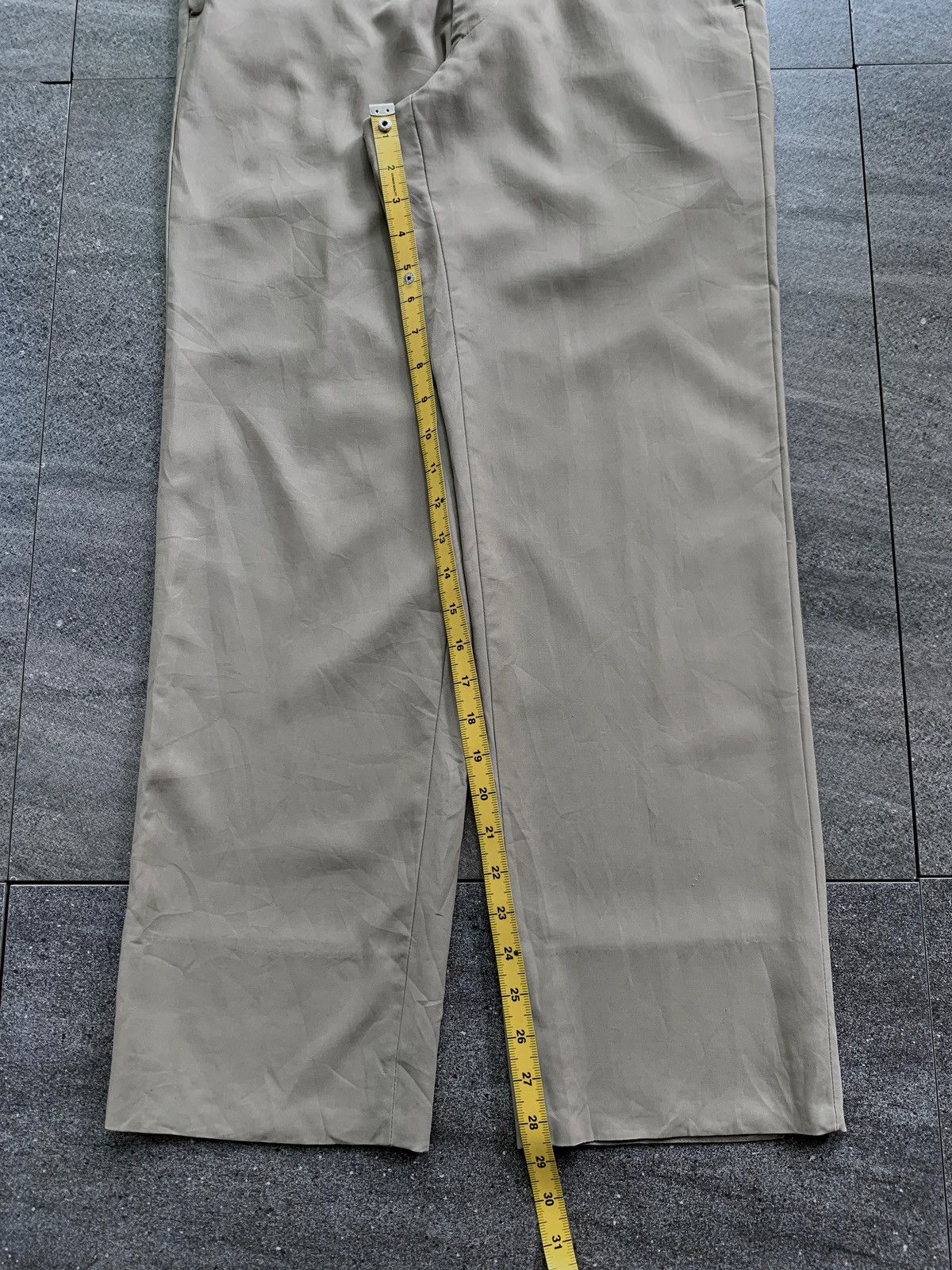Yohji Yamamoto FREE TAX! AAR Wool Straight Trousers Size US 30 / EU 46 - 14 Thumbnail