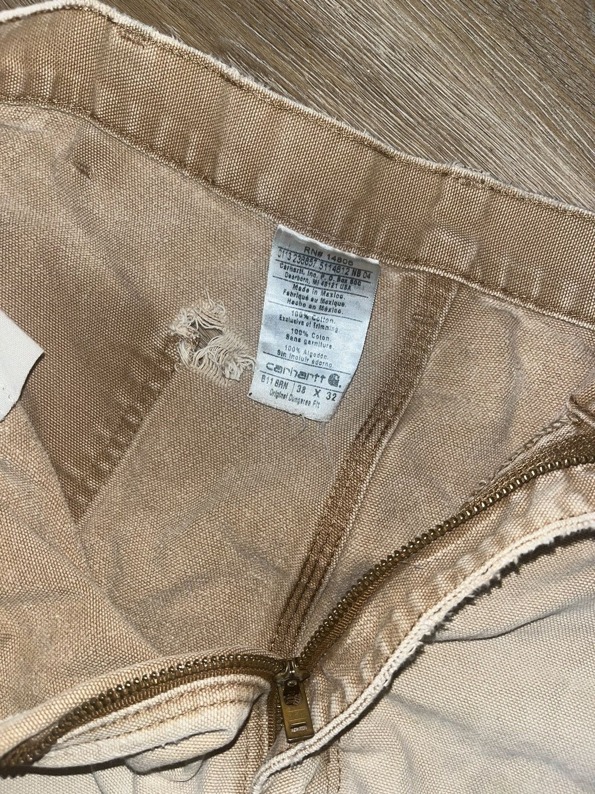 Carhartt Carhartt Work Pants Beige Size 38x32 Size US 38 / EU 54 - 8 Thumbnail