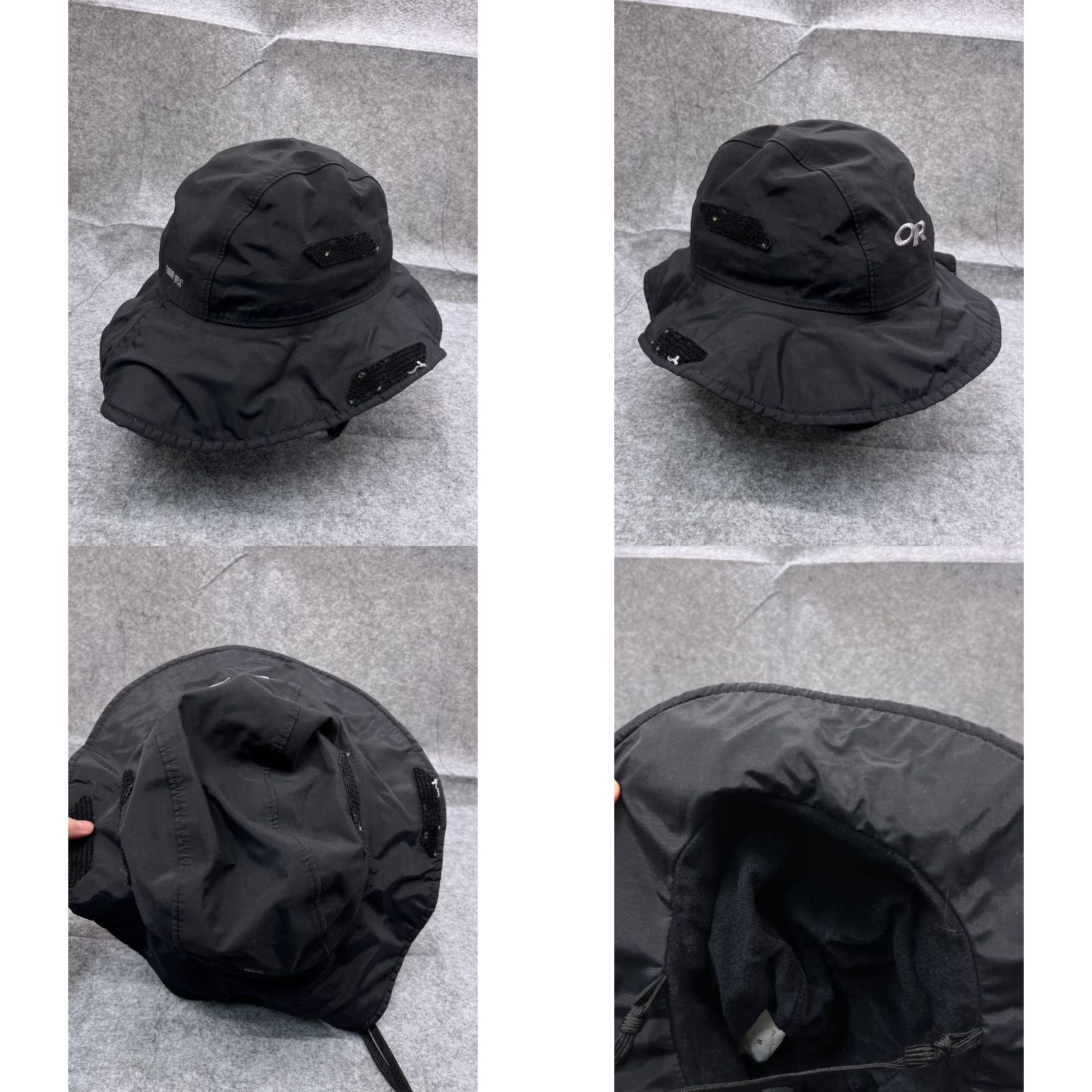 Outdoor Research Outdoor Research Sun Bucket Hat Cap Fitted Adult Medium Black Nylon Poly Camp UV Protection Lightweight Waterproof Adjustable Canvas Hat Mens Size ONE SIZE - 8 Thumbnail