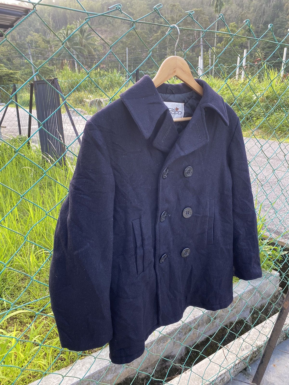 Vintage AW Vintage Fox Knapp peacoat jacket Size M / US 6-8 / IT 42-44 - 5 Thumbnail