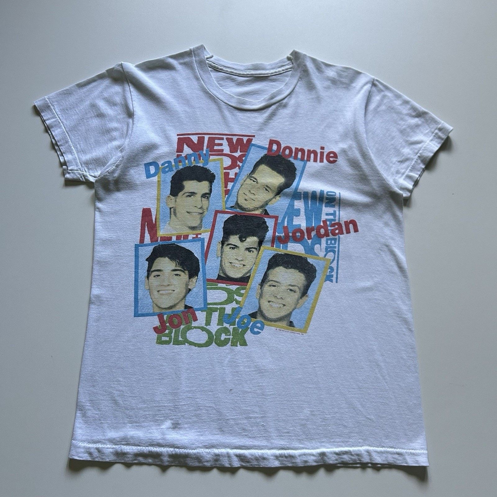 Band Tees Vintage 90s New Kids On The Block T-Shirt Medium NKOTB Rare Size US M / EU 48-50 / 2 - 1 Thumbnail