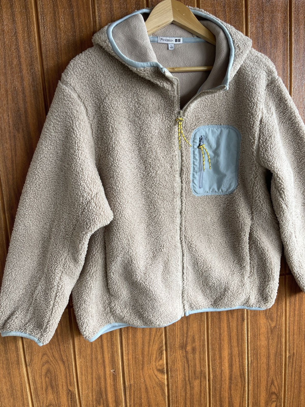 JW Anderson × Uniqlo LastDrop🔥Rare‼️J.W.Anderson Uniqlo Fleece Zipper HoodedJacket Size US L / EU 52-54 / 3 - 2 Thumbnail