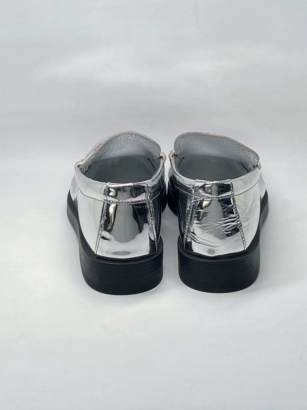 Jimmy Choo Jimmy Choo Addie JC Logo Metallic Loafer size 38 Size US 8 / IT 38 - 9 Thumbnail