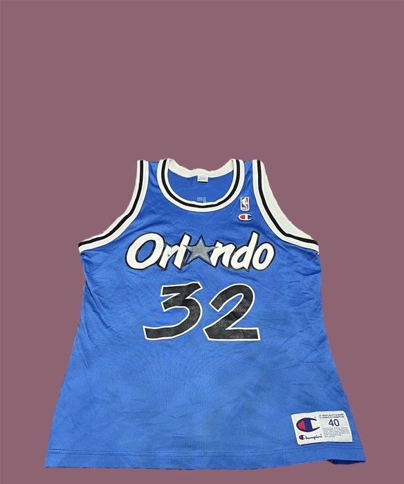 NBA ORLANDO MAGIC BASKETBALL SHIRT/SHORTS CHAMPION #32 SHAQUILLE O'NEAL