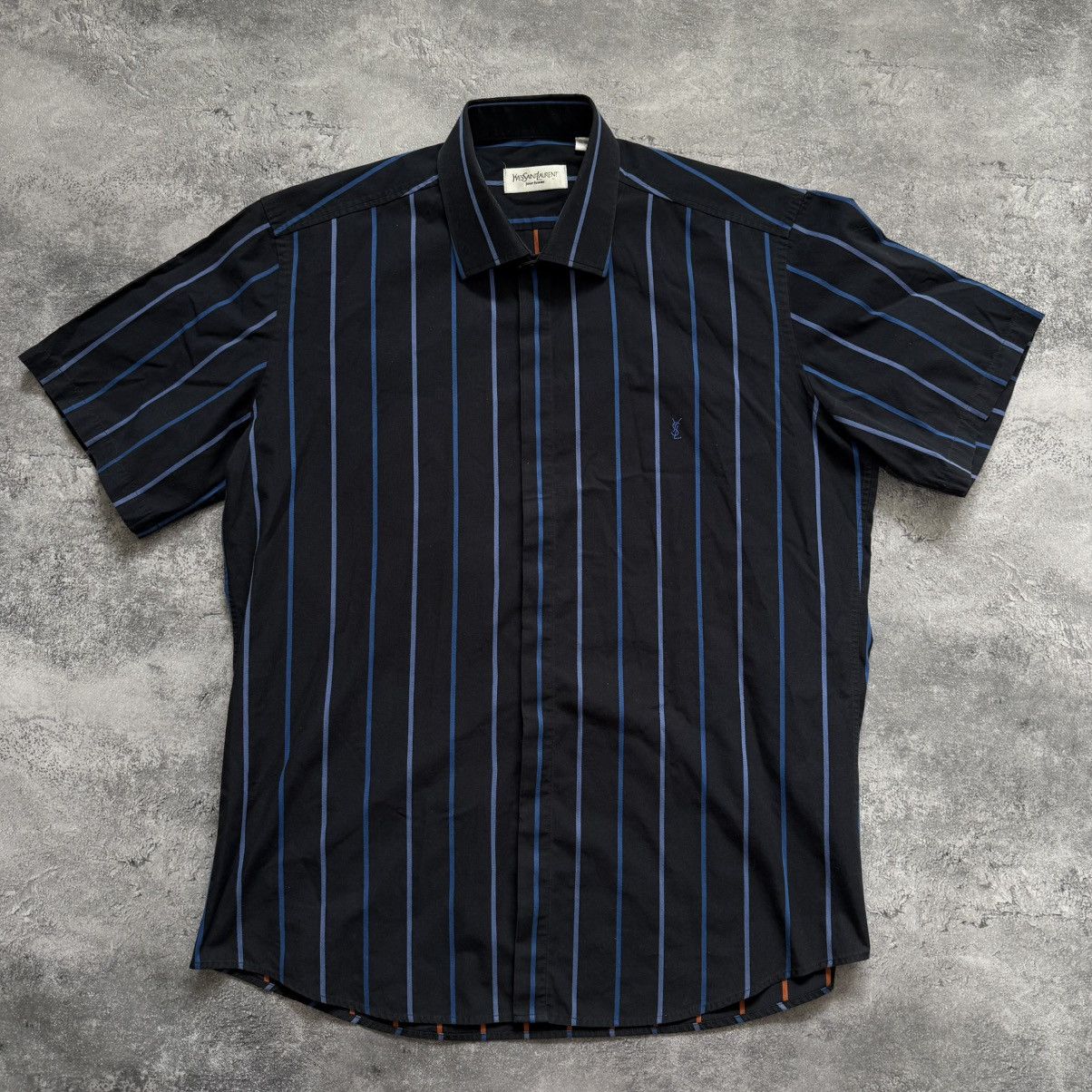Yves Saint Laurent Summer YSL Yves Saint Laurent Stripped Shirt Button Up Size US L / EU 52-54 / 3 - 1 Thumbnail