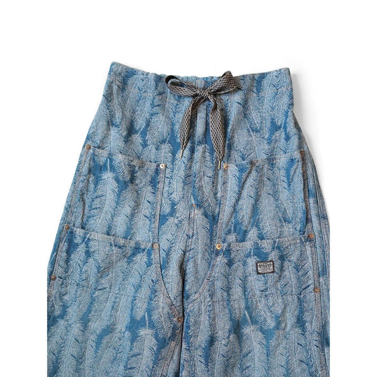 Kapital Kapital 12oz Magpie Denim W Knee Easy Baggy feather Pants s3 Size US 36 / EU 52 - 5 Thumbnail
