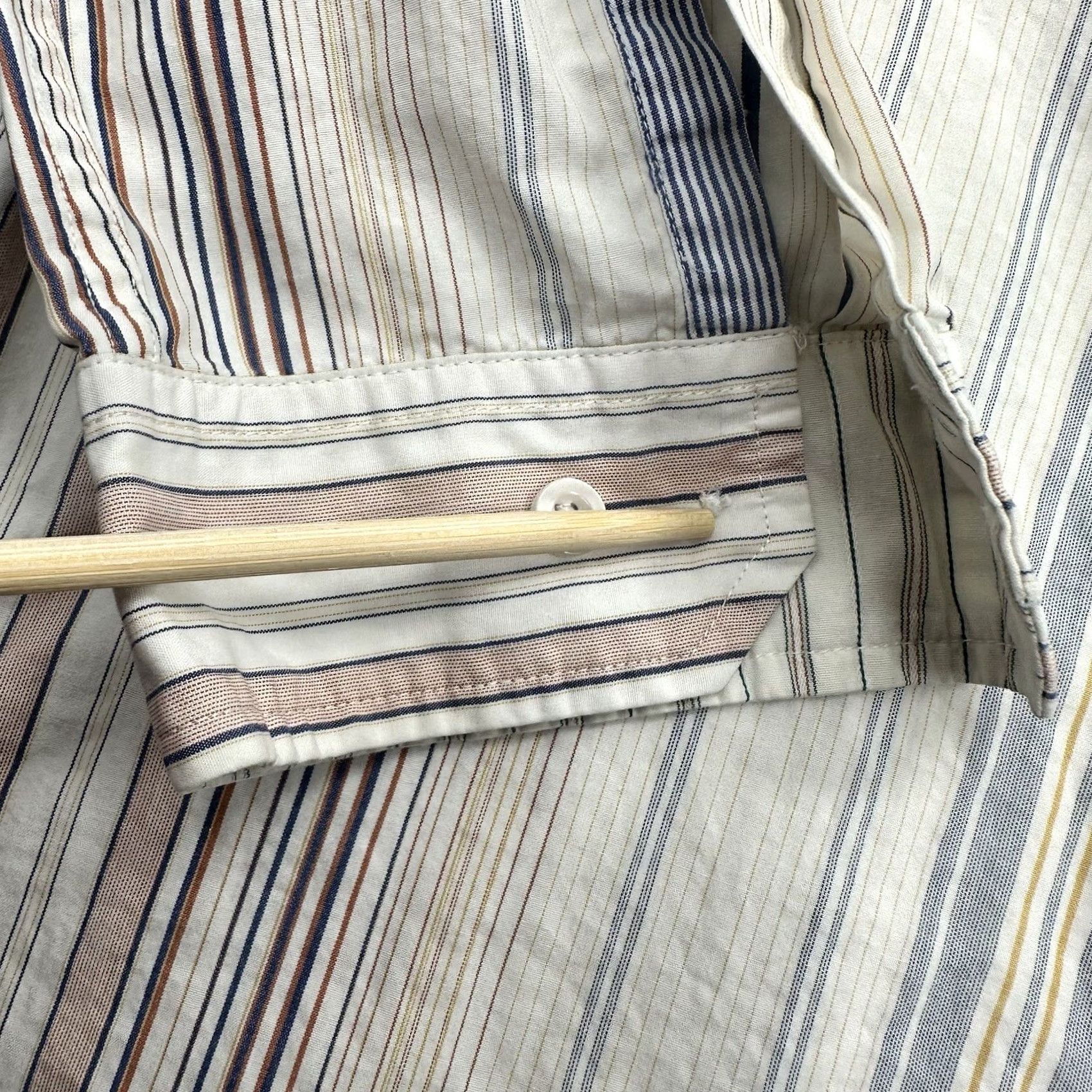 The Territory Ahead Territory Ahead Shirt XL Tall Striped Cotton Long Sleeve Button-Up Mens Size US XL / EU 56 / 4 - 3 Thumbnail