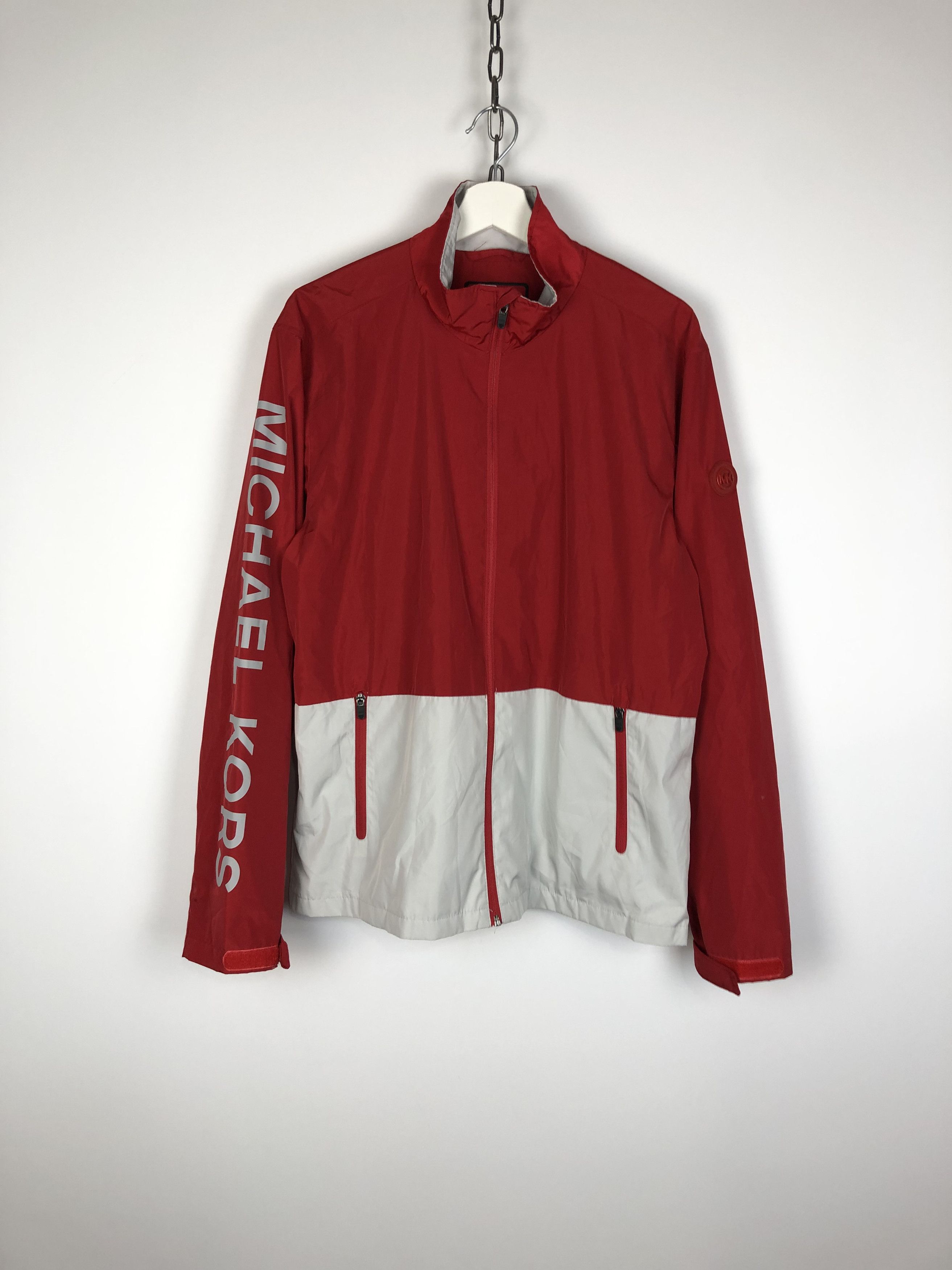 Michael Kors Michael Kors Perfomance Zip Jacket Windbreaker Red size L Size US L / EU 52-54 / 3 - 1 Thumbnail
