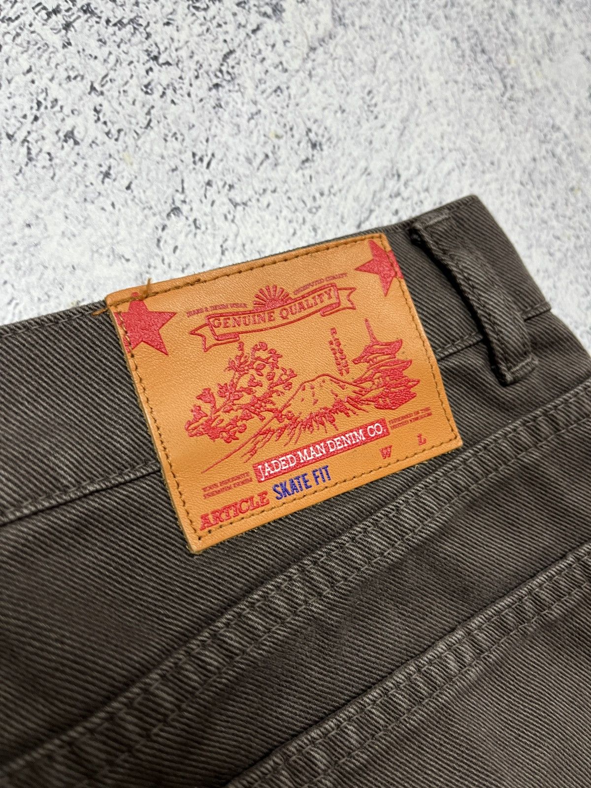 Jaded London Jaded London Skate Fit Double Knee Y2k Denim Jeans Brown Size US 34 / EU 50 - 17 Thumbnail