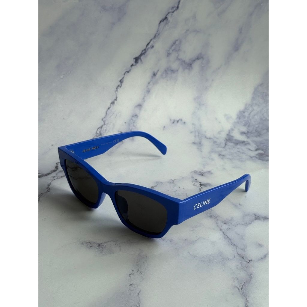 Celine NEW Celine CL40197U Cat Eye Blue Logo Sunglasses Size ONE SIZE - 3 Thumbnail
