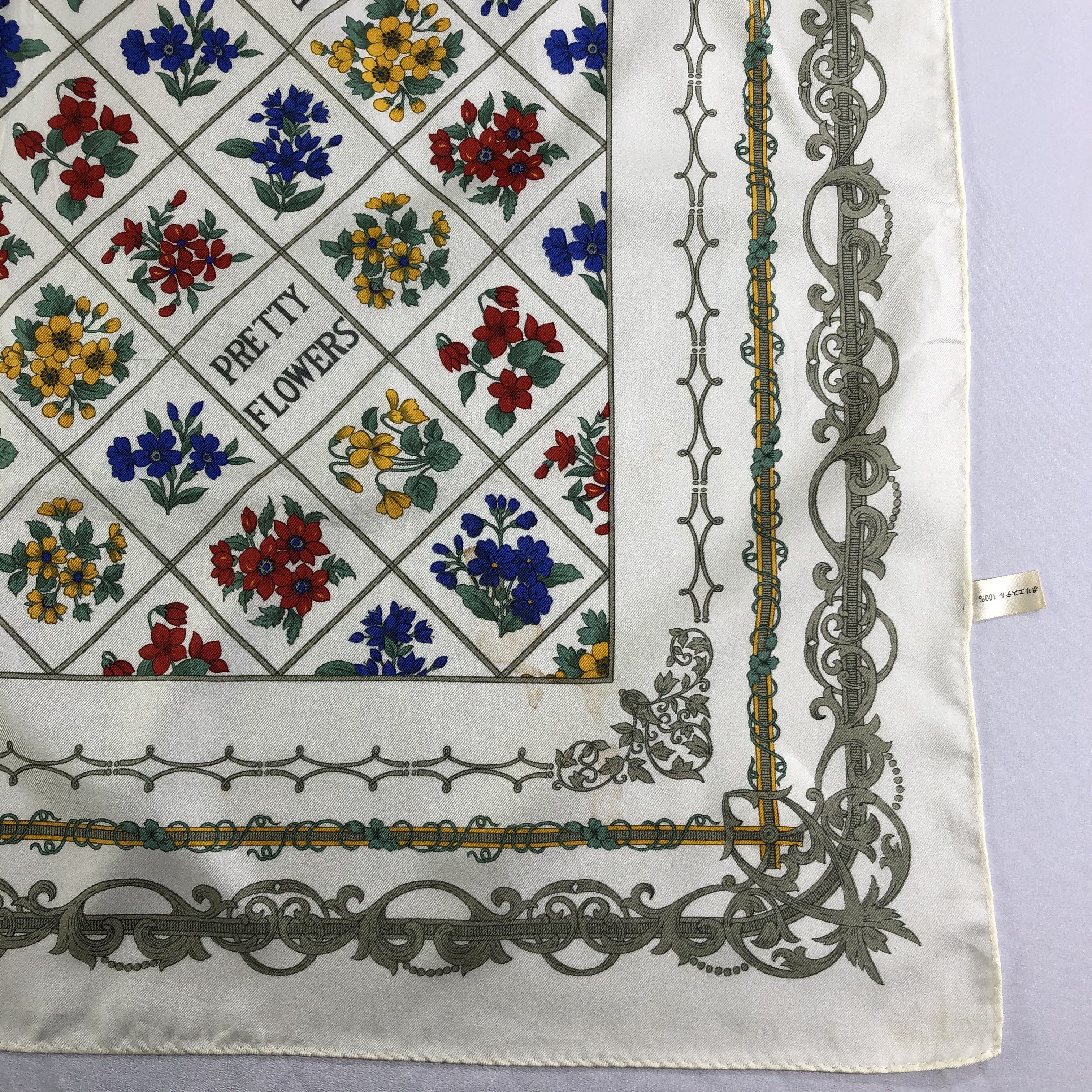 Vintage Vintage Silk Scarf Size ONE SIZE - 4 Thumbnail