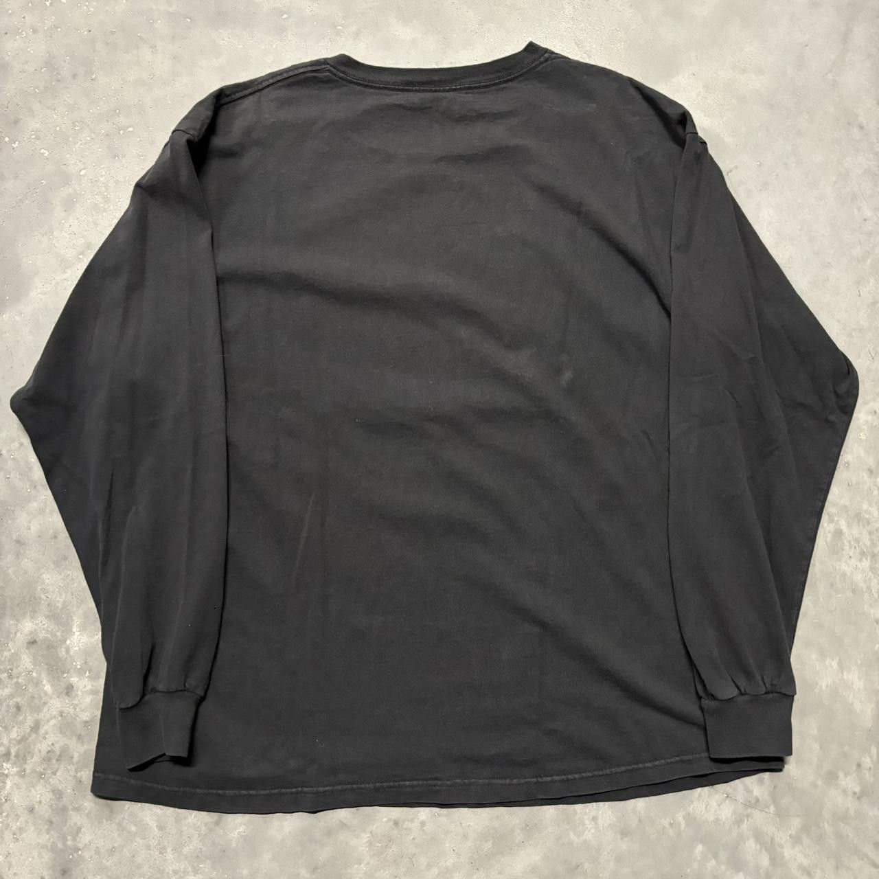 NFL × Vintage Crazy Vintage Y2K/2000s Faded Black Pittsburgh Steelers NFL Sports Graphic Longsleeve Tee! Size US XL / EU 56 / 4 - 5 Thumbnail