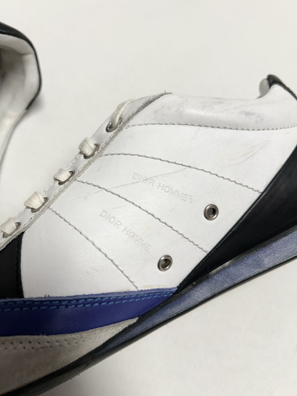 Dior 2009 B83 Panelled Leather & Suede Sneaker Size US 9.5 / EU 42-43 - 9 Thumbnail