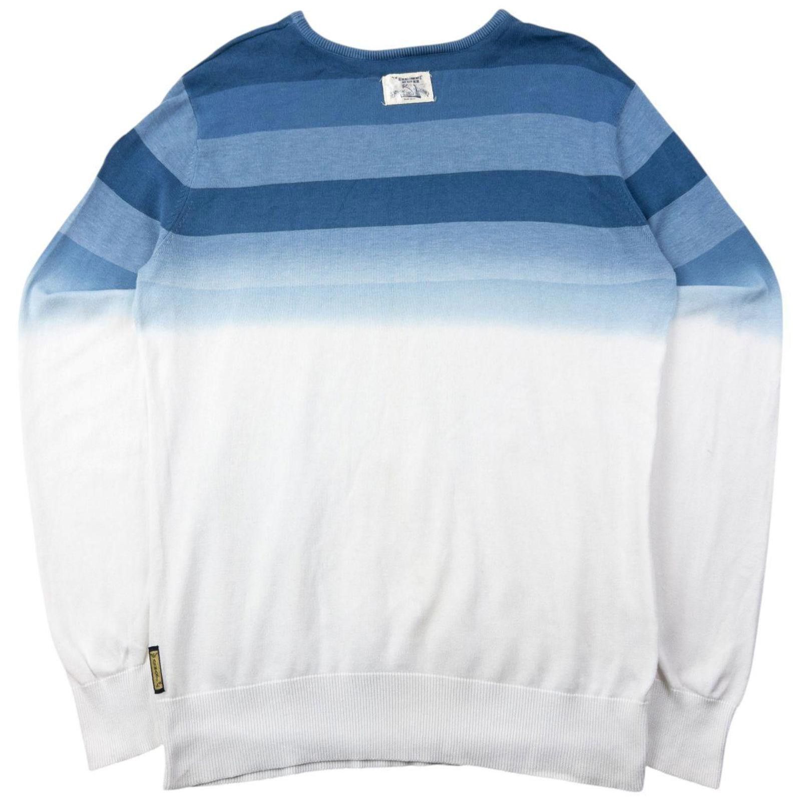 Other Vintage 2000s Armani Jeans Gradient Striped Jumper Size L Size US L / EU 52-54 / 3 - 2 Thumbnail
