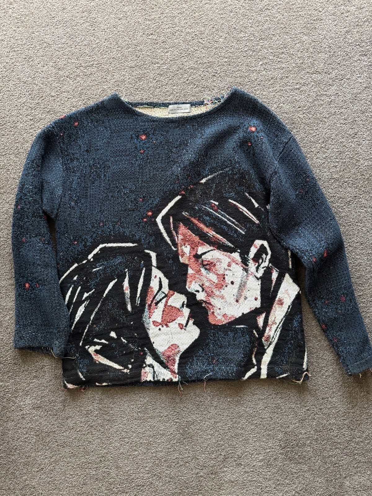 4x1111 My Chemical Romance x 4x1111 Tapestry Knit Sweater Size US L / EU 52-54 / 3 - 1 Thumbnail