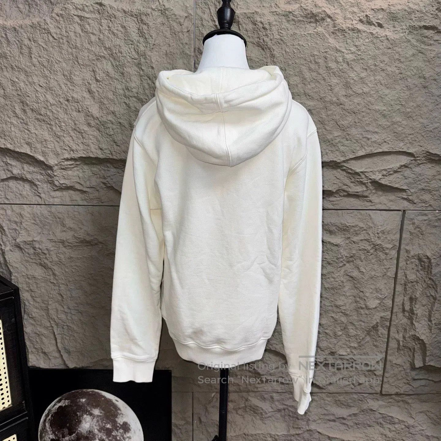 Comme des Garcons cd embroidered hoodie in white. Size US XS / EU 42 / 0 - 2 Thumbnail