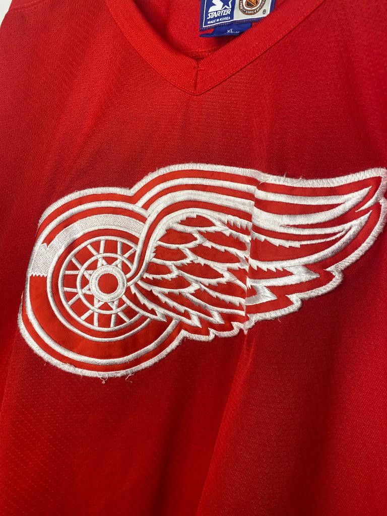 Starter Vintage 90s Detroit Red Wings Starter Jersey Shirt Size XL Size US XL / EU 56 / 4 - 2 Thumbnail