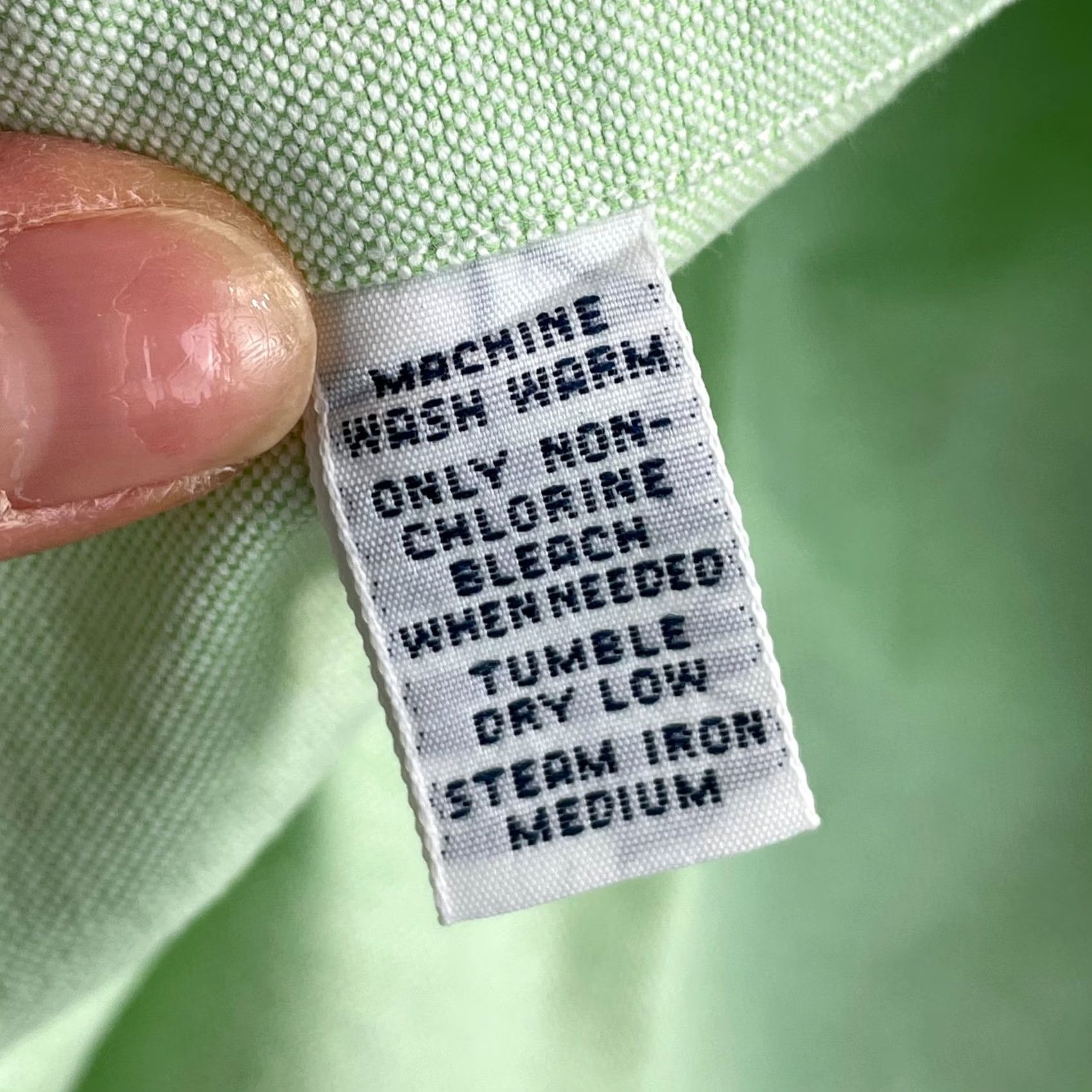 Polo Ralph Lauren Polo Ralph Lauren Blake Oxford Shirt Men L Light Mint OCBD Flesh Pony Size US L / EU 52-54 / 3 - 8 Thumbnail