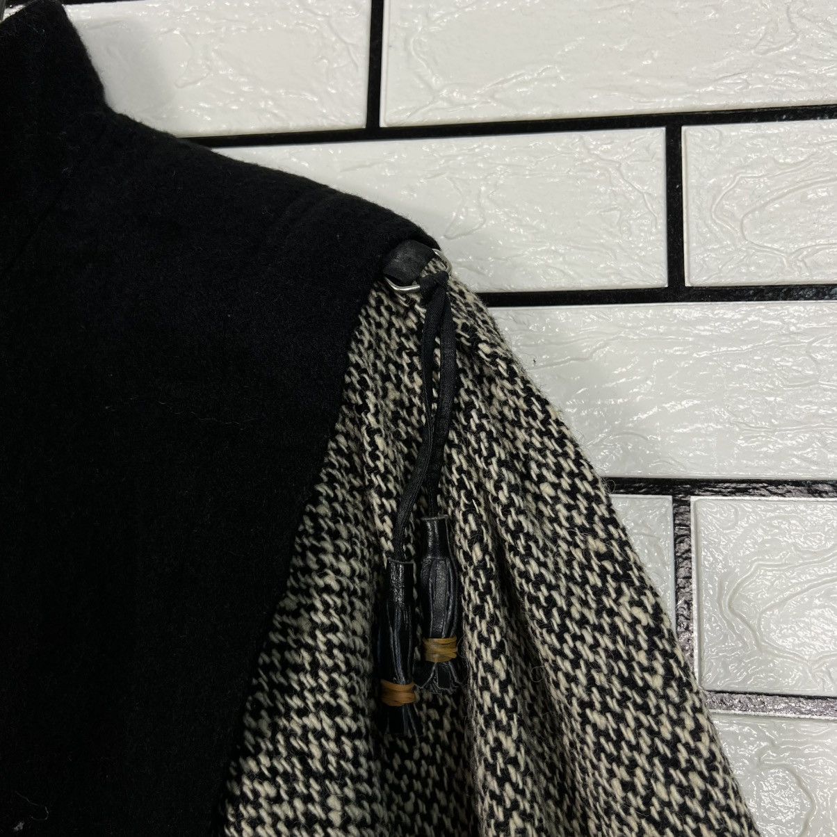 Donna Morgan Vintage 90's DONNA M. Wool Blend Classic Jacket #4163-C190 Size M / US 6-8 / IT 42-44 - 5 Thumbnail