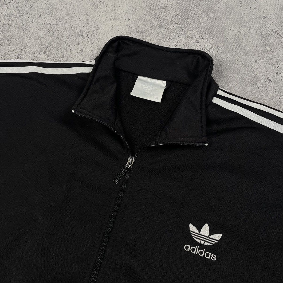 トップス Y2K VINTAGE adidas TREFOIL trackjacket L Vintage Adidas Trefoil Track Jacket 80s XL COLORBLOCK Red