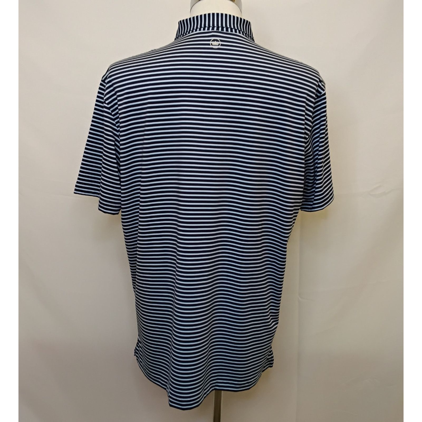 Peter Millar Peter Millar Crown Crafted Golf Shirt Men's XL Blue Striped Size US XL / EU 56 / 4 - 3 Thumbnail
