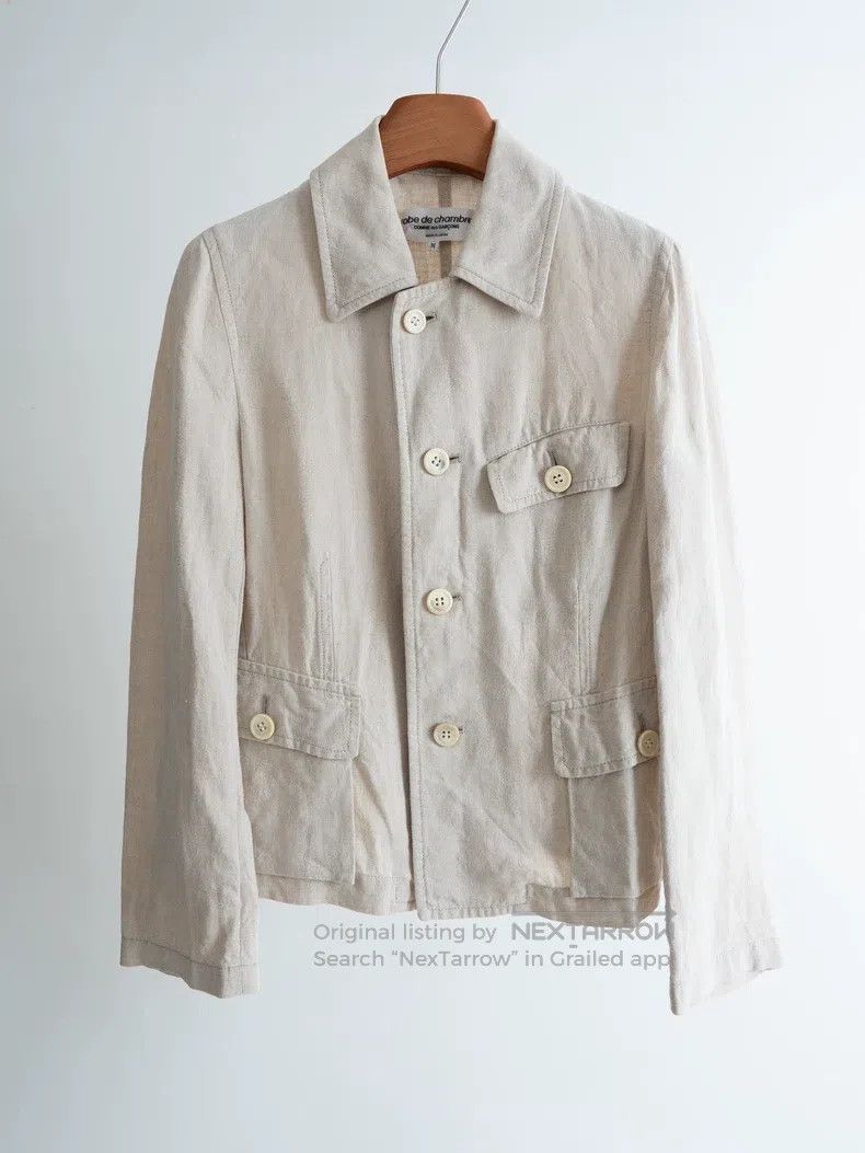 Comme des Garcons Comme Des Garcons Beige linen coat Size M / US 6-8 / IT 42-44 - 9 Thumbnail