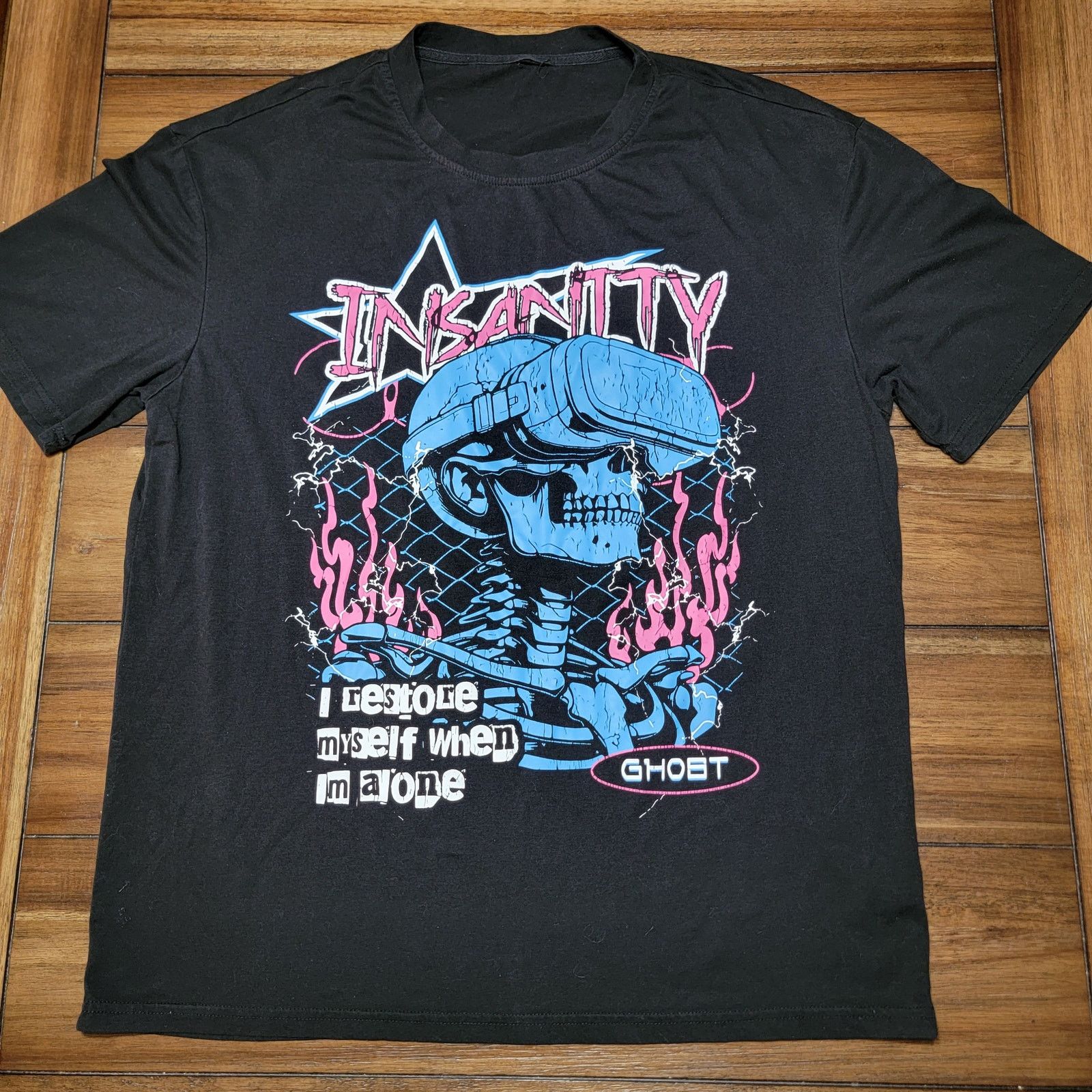 Shein Insanity Unisex Tee "I Restore Myself When I'm Alone" -Large Size US L / EU 52-54 / 3 - 1 Thumbnail