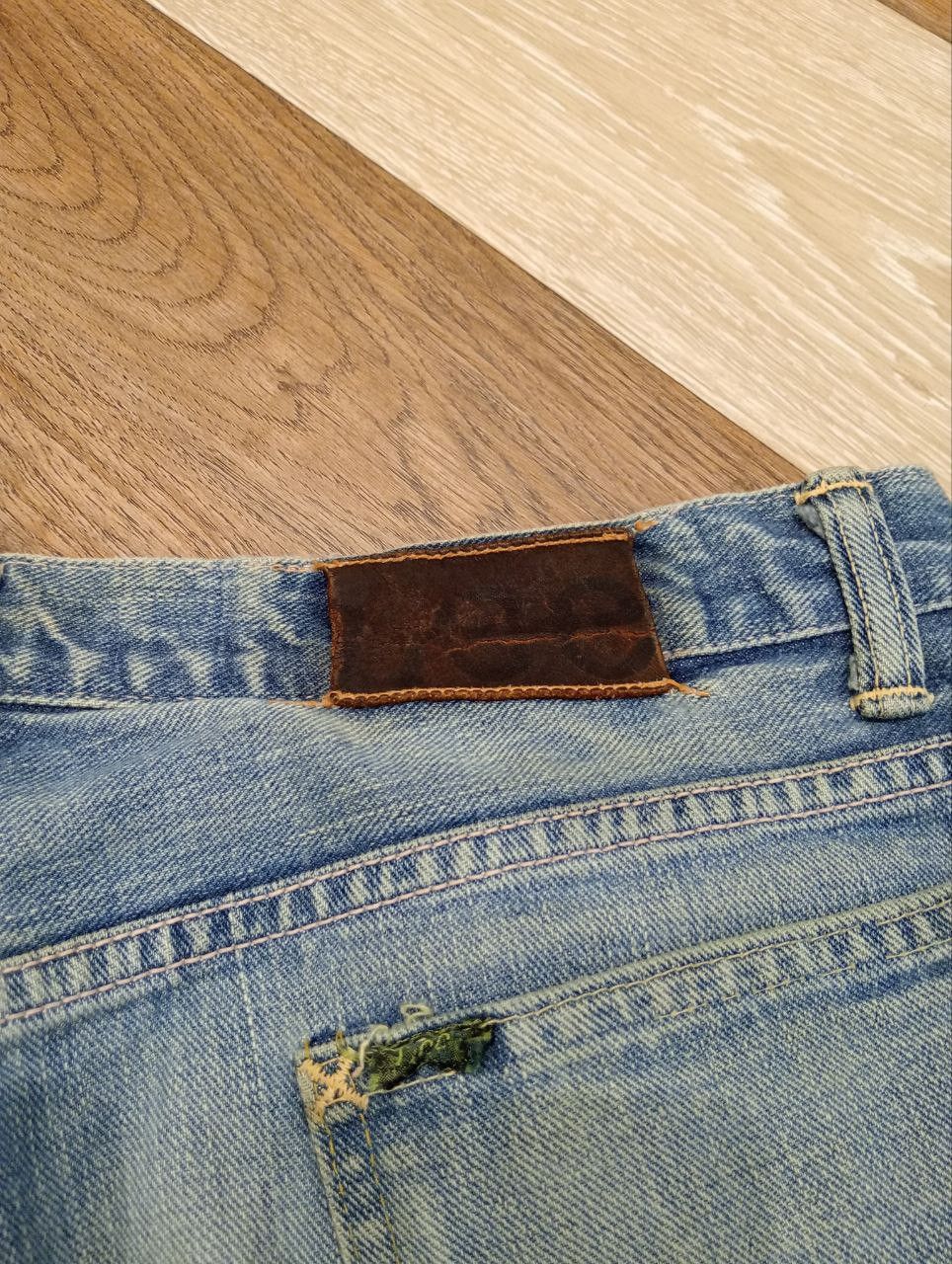 Lee RARE VINTAGE LEE RIDER ZIPPER GRIPPER SELVEDGE JEANS Size US 33 - 14 Thumbnail