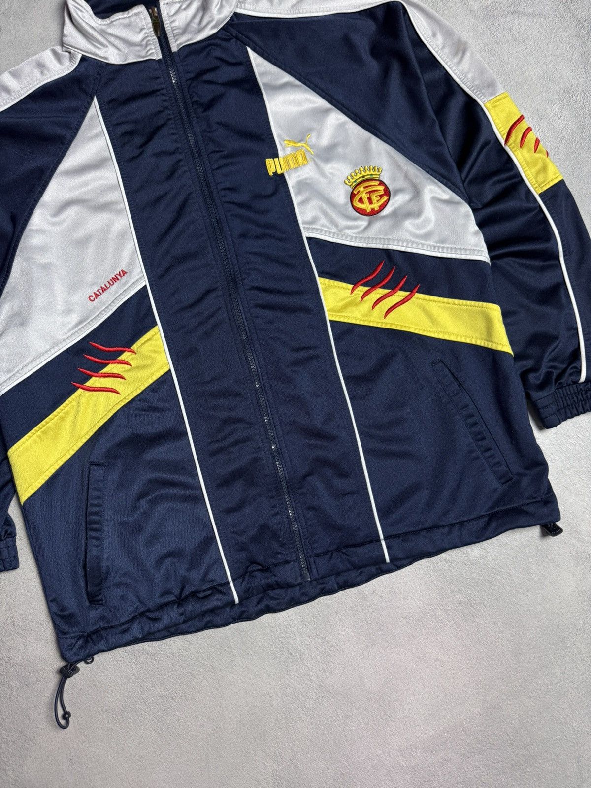 Puma Catalunya 2001 2003 Football Soccer Track Jacket Puma Size US L / EU 52-54 / 3 - 4 Thumbnail