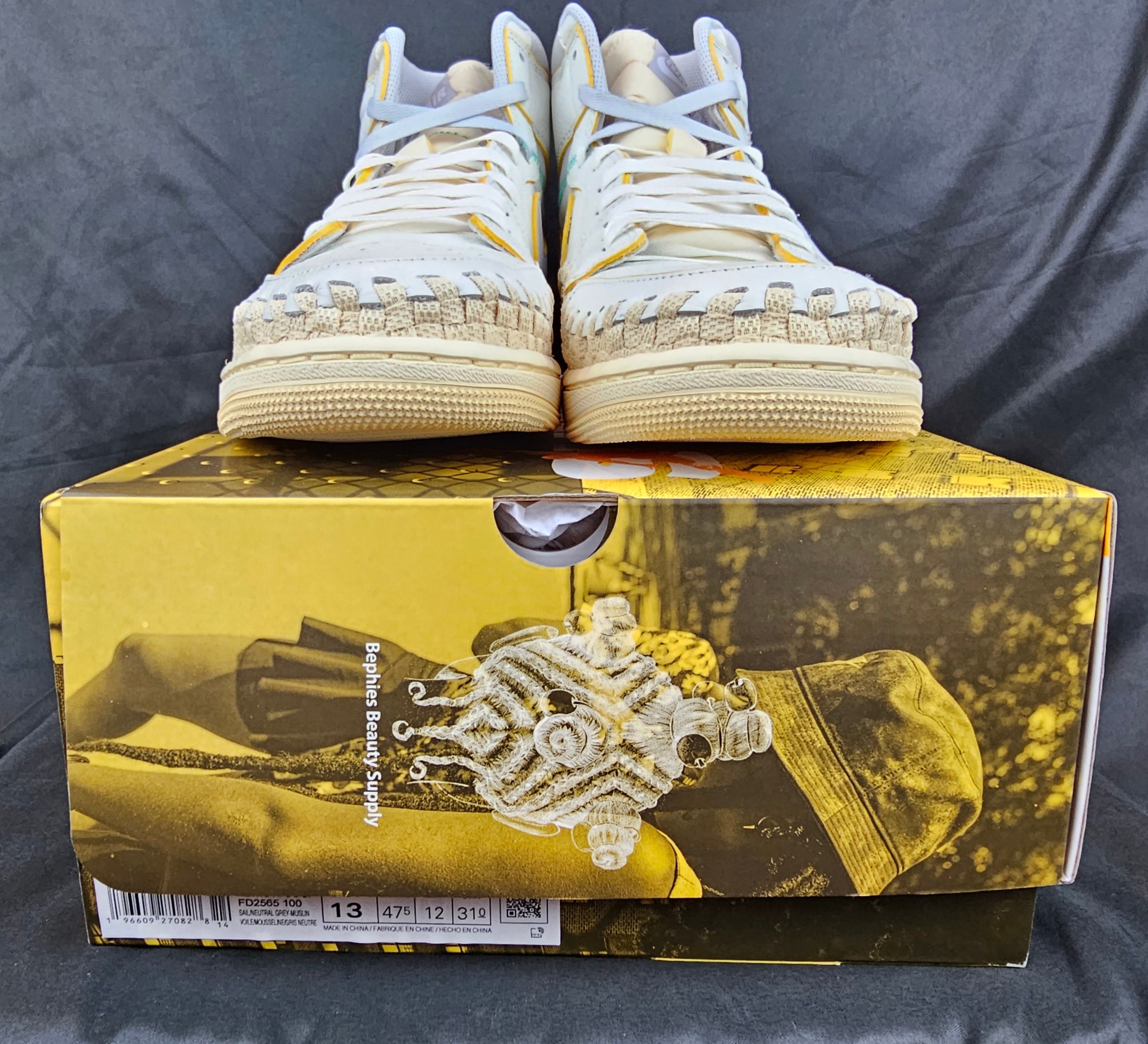 Jordan Brand Nike Jordan 1 Retro Hi OG SP Union LA Bephies Beauty Supply Size US 13 / EU 46 - 8 Thumbnail