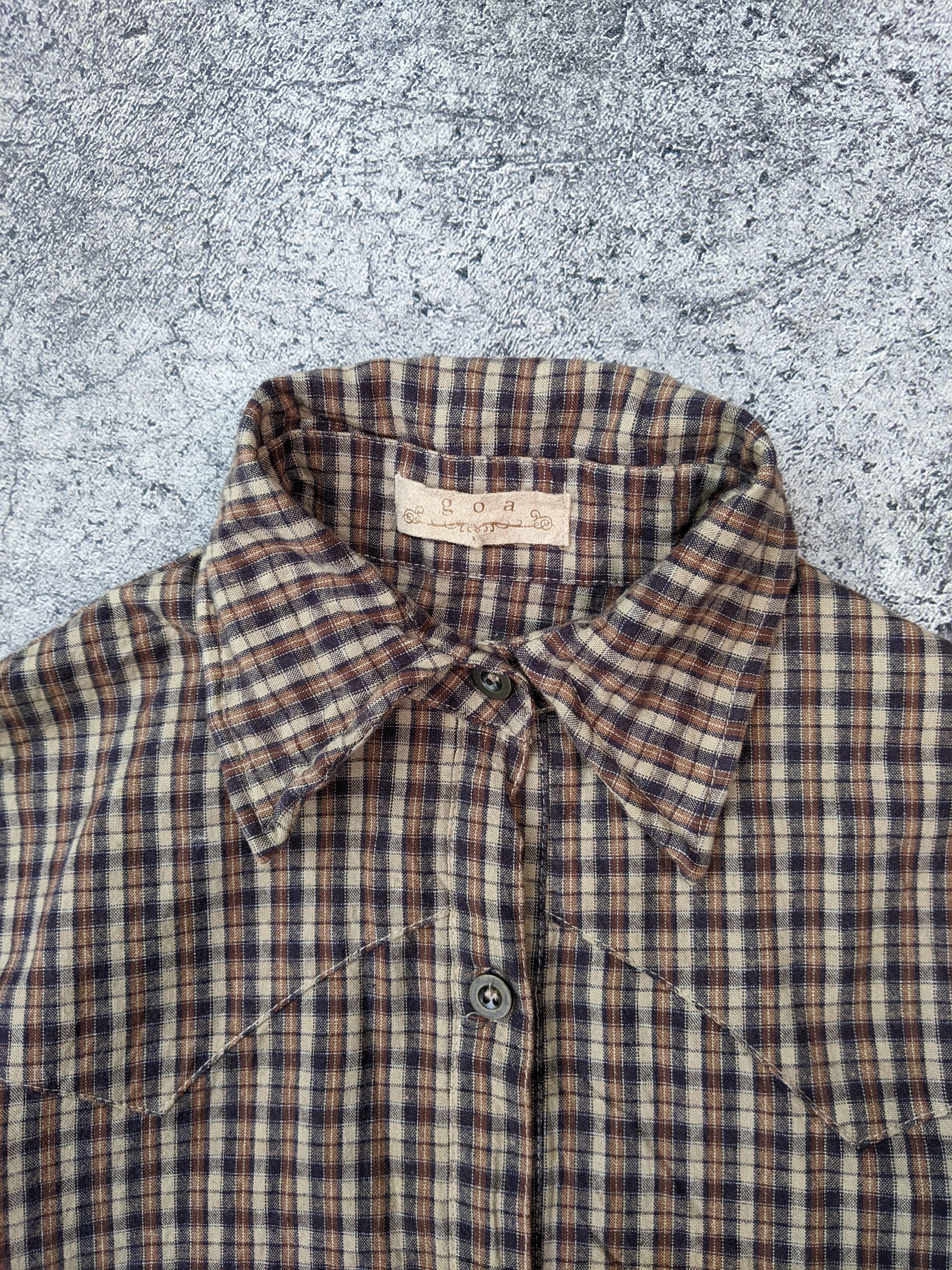 GOA GOA Western Flannel Shirt Size ONE SIZE - 4 Thumbnail