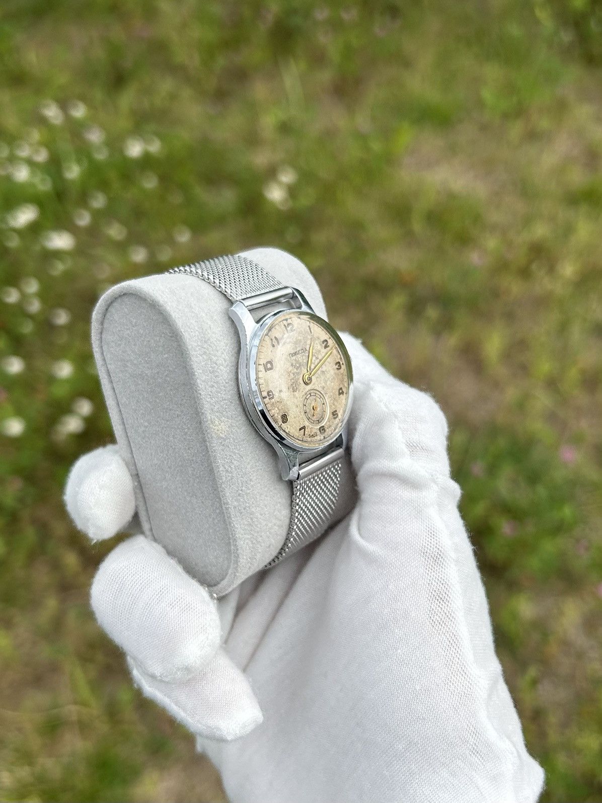 Vintage Vintage Watch Pobeda Made in USSR Soviet Wristwatch 1950s Size ONE SIZE - 6 Thumbnail