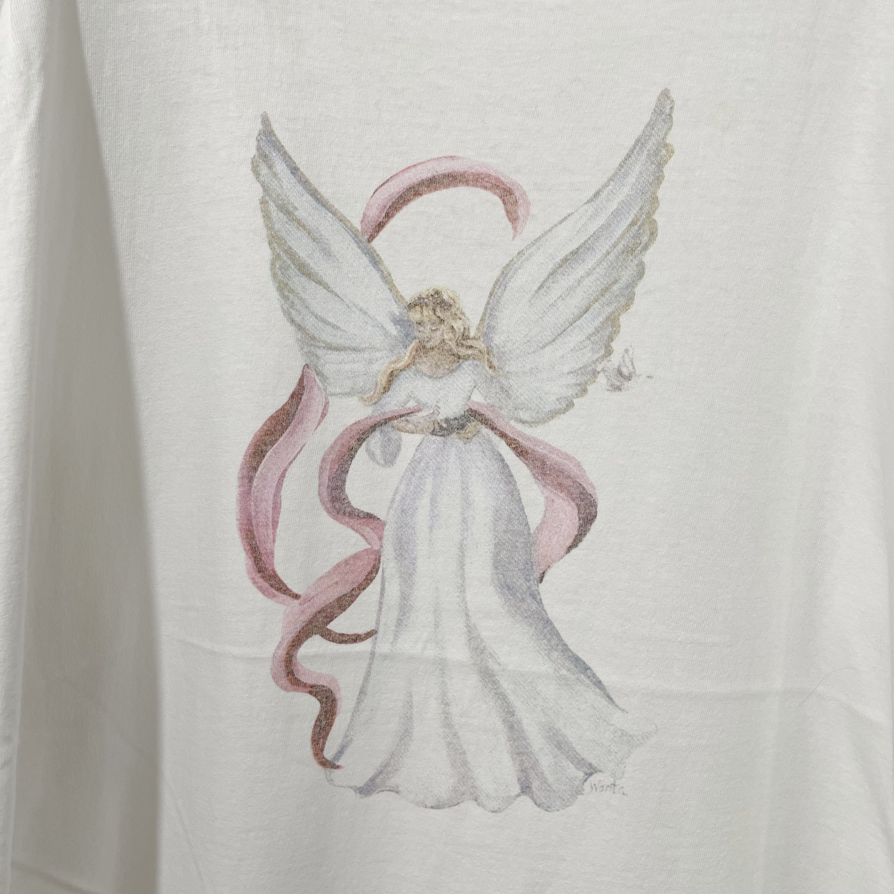 Vintage Vintage 90s Angel T-Shirt Size US XXL / EU 58 / 5 - 2 Thumbnail