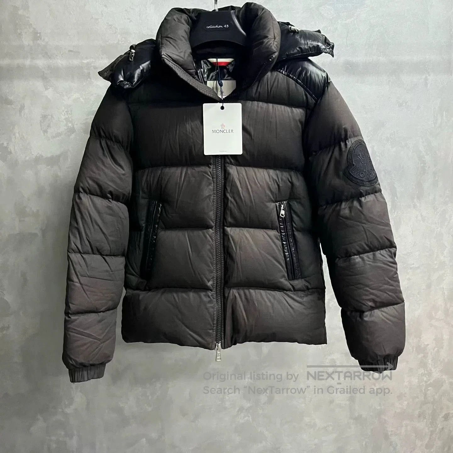 Moncler Moncler Brown Hooded Down Jacket. Size US S / EU 44-46 / 1 - 1 Thumbnail