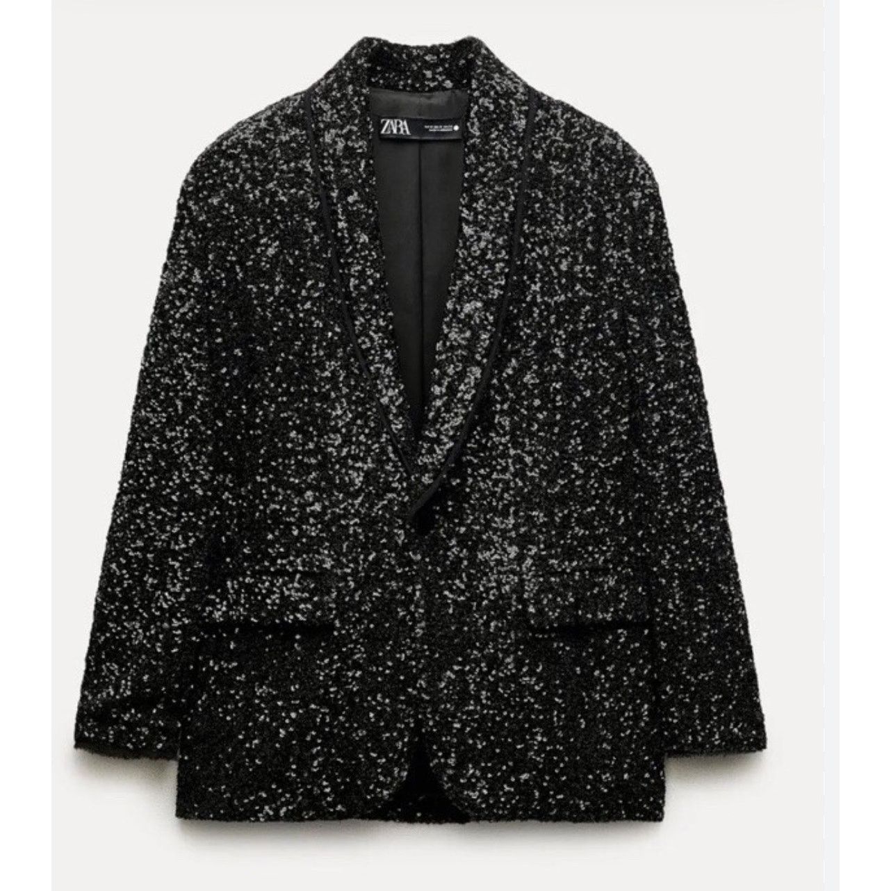 Zara ZARA - SEQUIN BLAZER / size Large Size L / US 10 / IT 46 - 2 Thumbnail