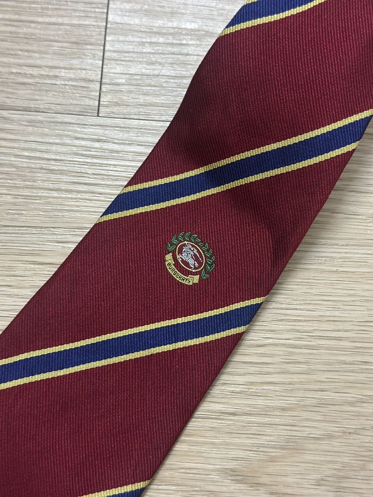 Burberry Beautiful Burberry Made In England Pure Silk Neck Tie Size ONE SIZE - 4 Thumbnail