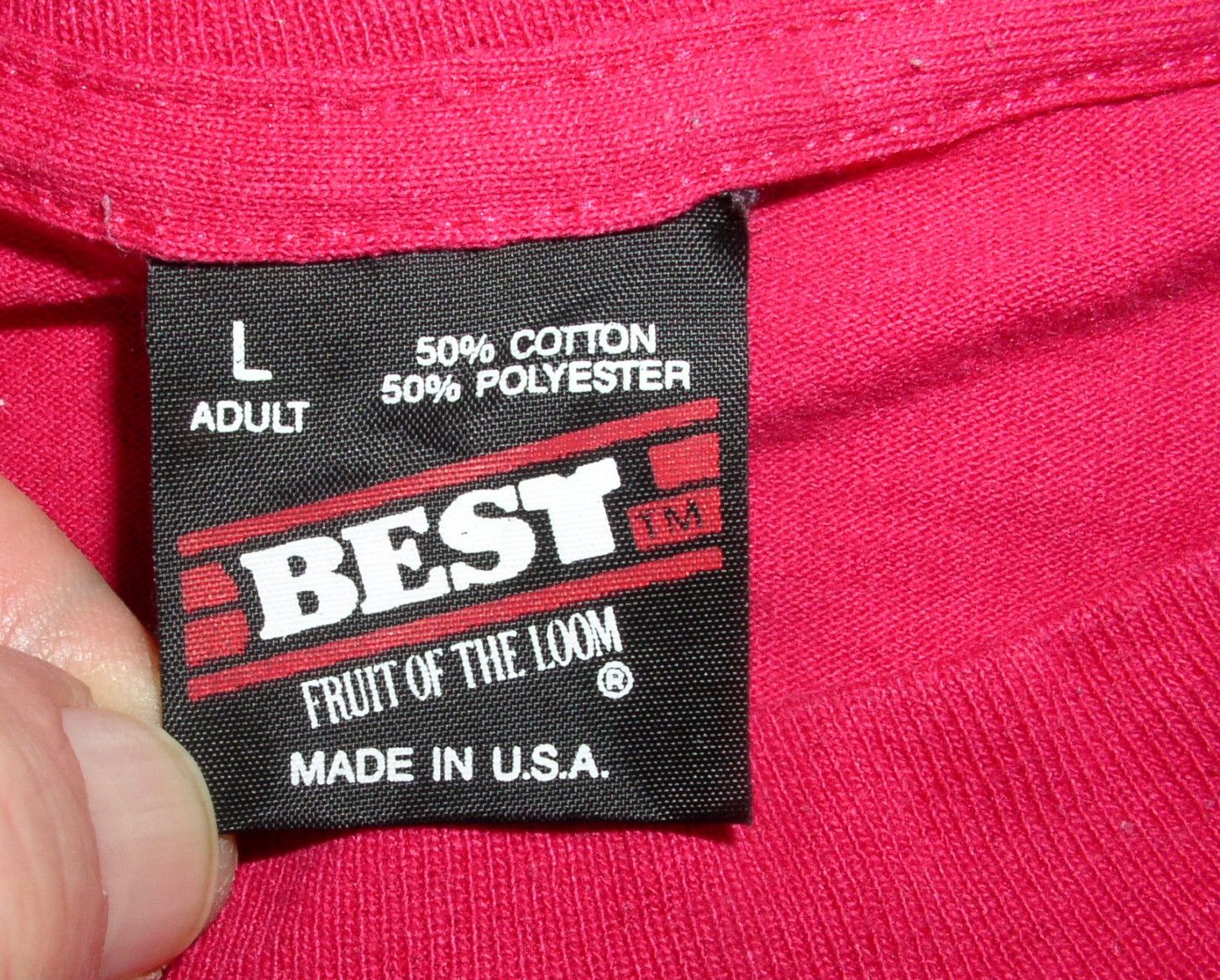 Fruit Of The Loom Dionne Warwick That's What Friends Are For Single Stitched Size US L / EU 52-54 / 3 - 3 Thumbnail