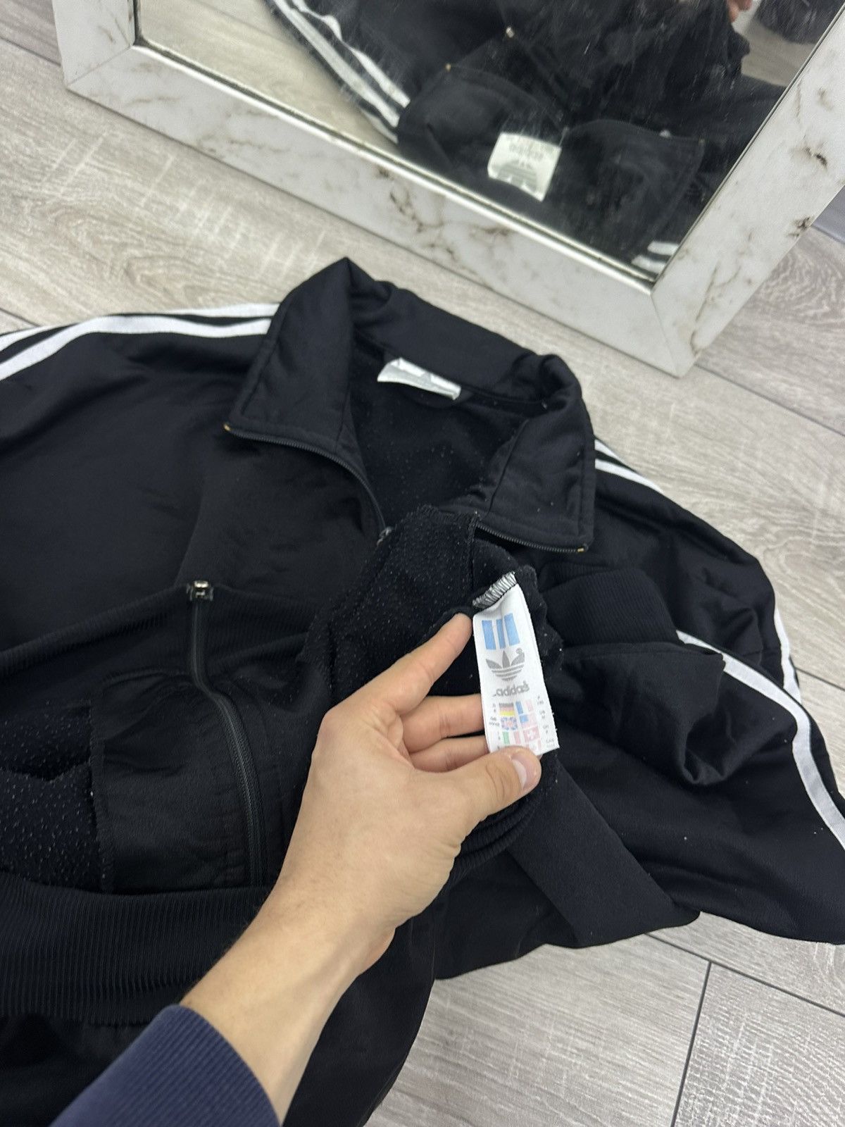 Adidas Adidas Boxy Fit Balenciaga Style Stripped Y2K Track Jacket Size US XL / EU 56 / 4 - 7 Thumbnail