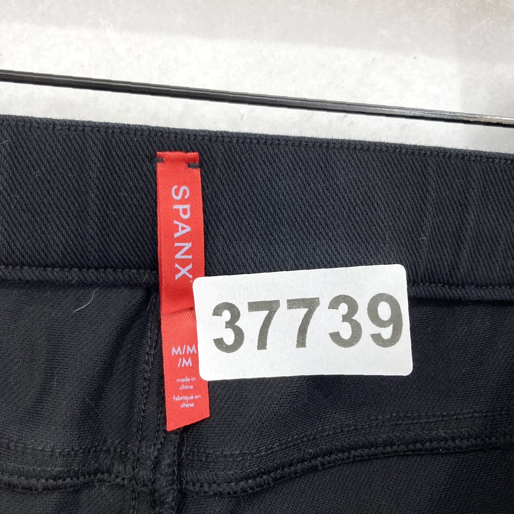 Spanx Spanx Ankle Leggings Womens Medium Black Pull On Stretch Denim Pants Size 32" / US 10 / IT 46 - 4 Thumbnail