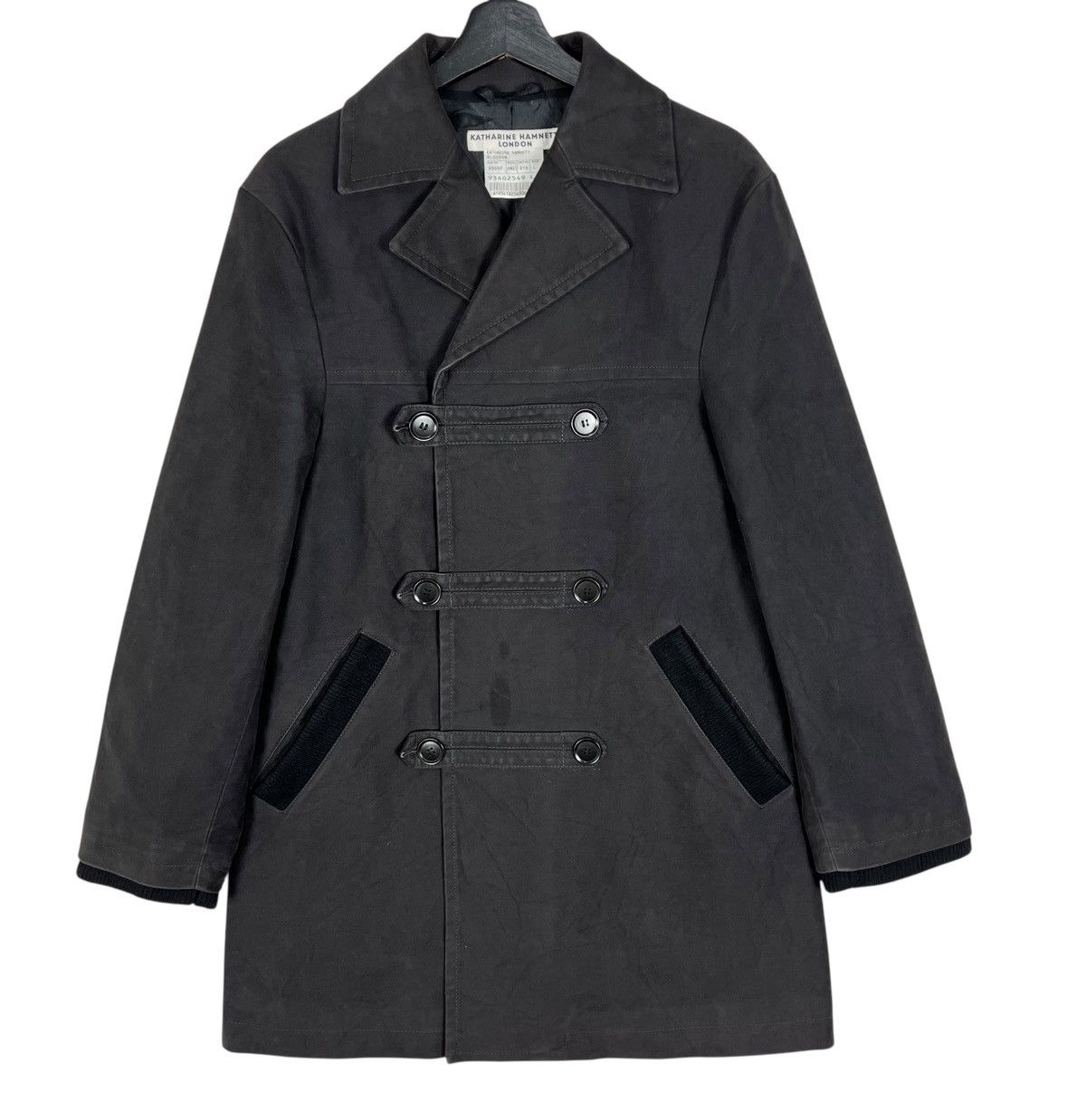 Designer × Katharine Hamnett London Katharine Hamnett Women Trench Coat Size L / US 10 / IT 46 - 1 Thumbnail