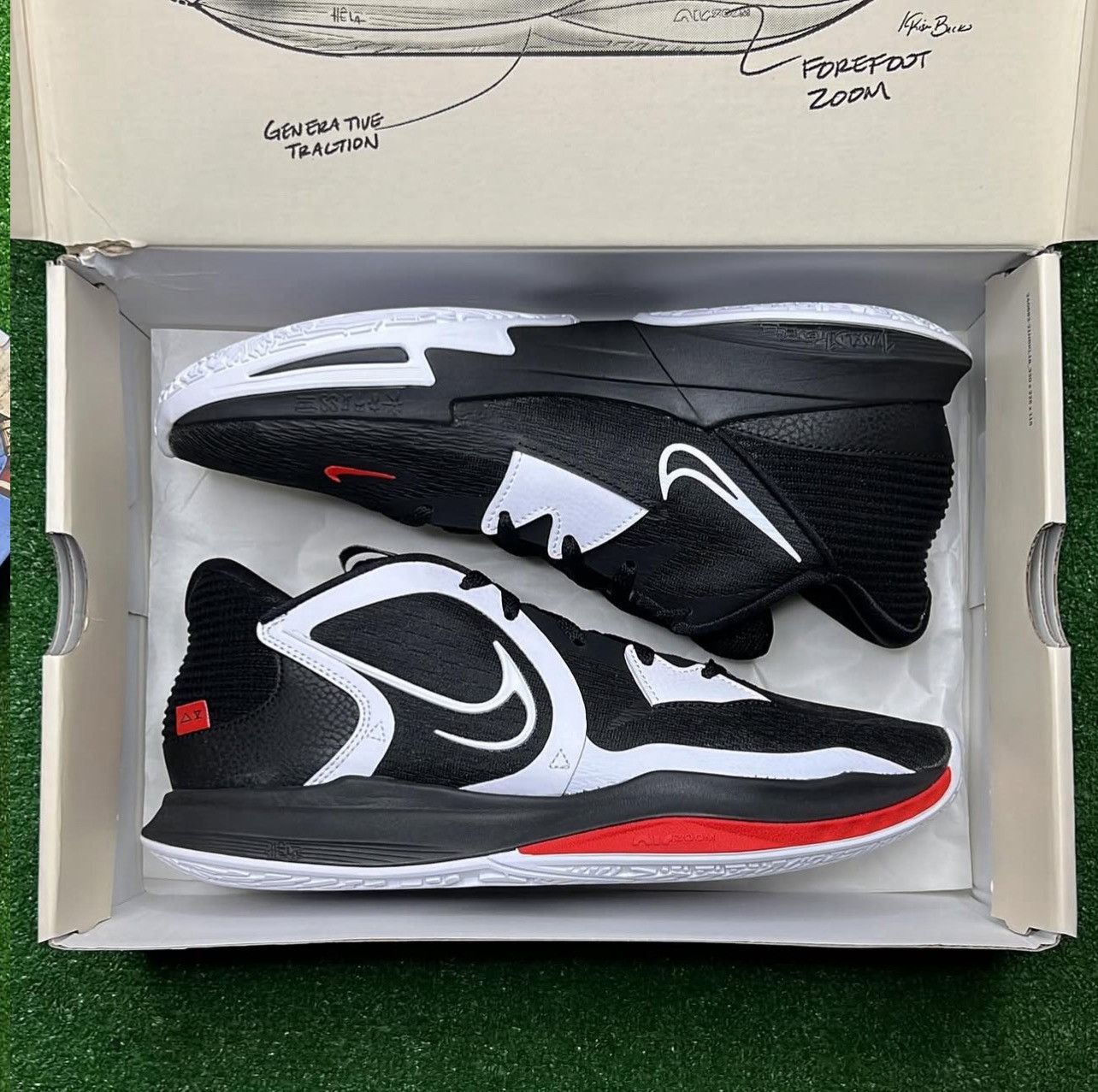 Nike Kyrie Low 5 ‘Bred’ Size US 9.5 / EU 42-43 - 2 Thumbnail