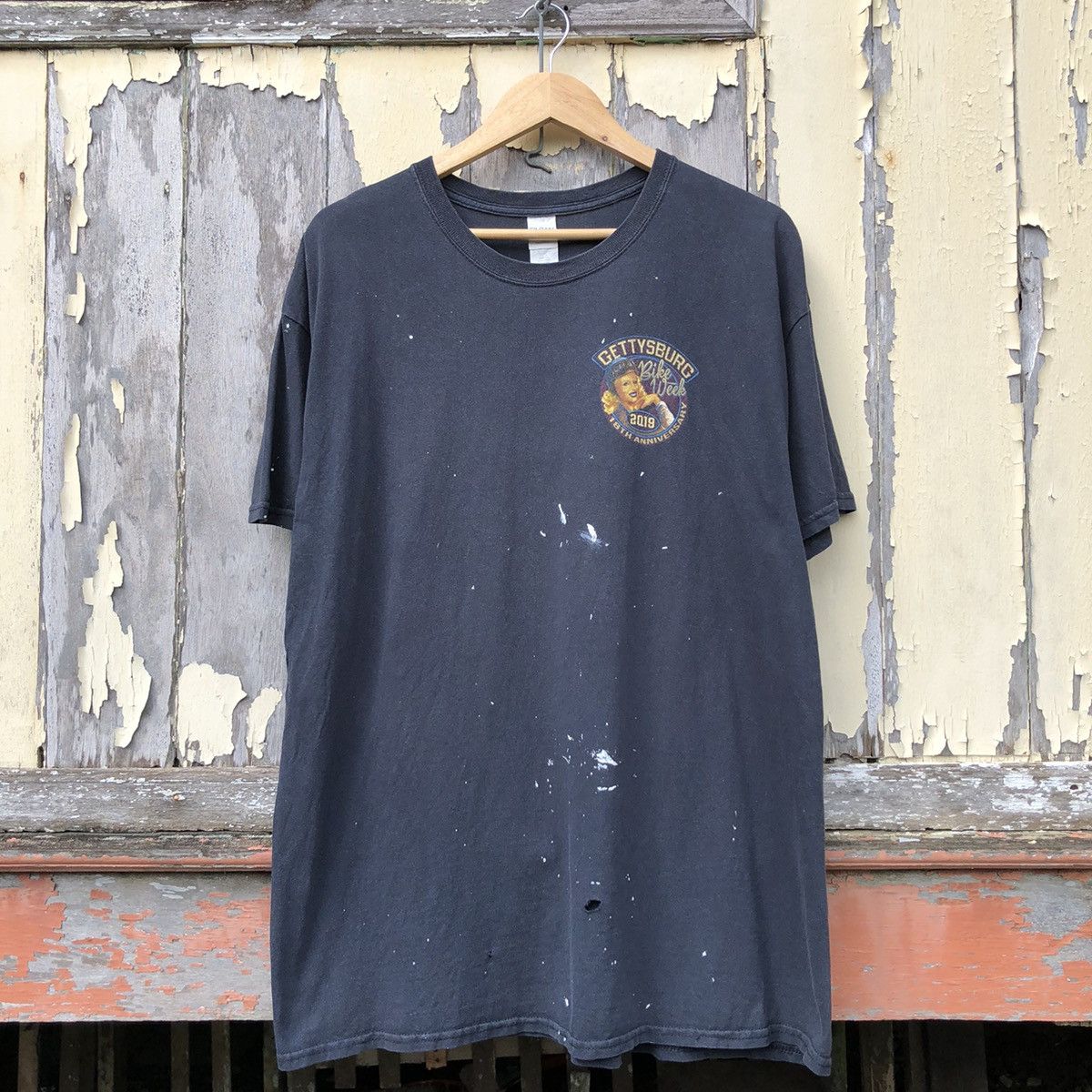 Vintage 🔥Steals🔥 Vintage y2k Faded Bike Week Gettysburg Pennsylvania Size US XL / EU 56 / 4 - 5 Thumbnail
