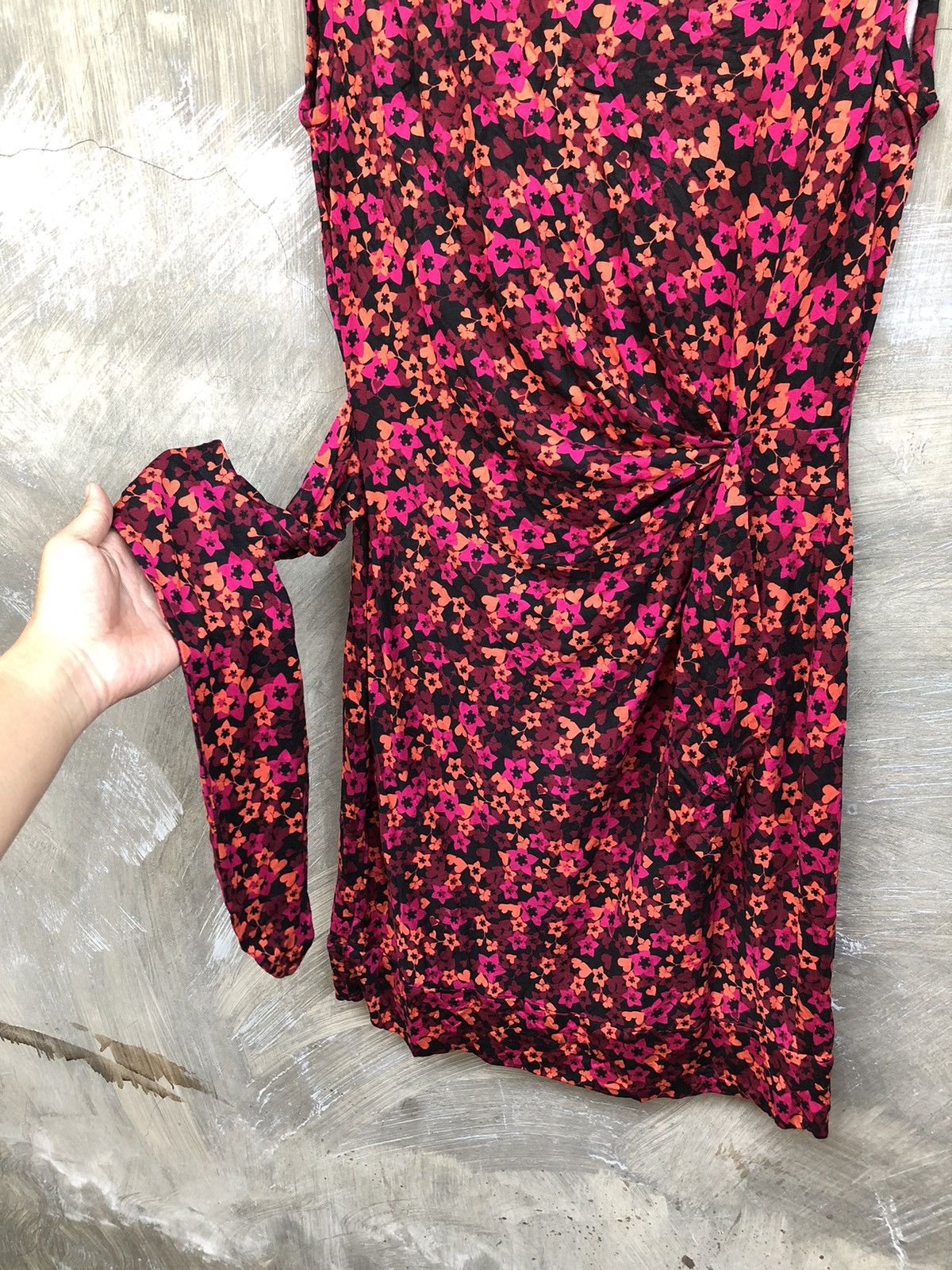 Diane von Furstenberg Diane Von Furstenberg Flower Midi Dress Size XS / US 0-2 / IT 36-38 - 4 Thumbnail