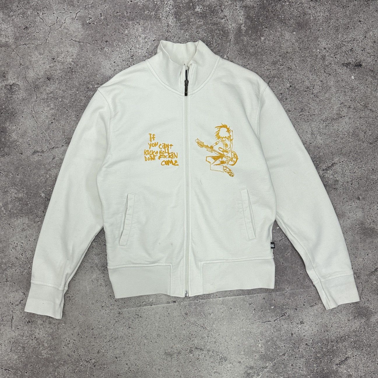 Quiksilver Vintage 00s Quiksilver If you can’t rock n roll sweatshirt Size US M / EU 48-50 / 2 - 1 Thumbnail